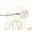 Le petit chien en mousse